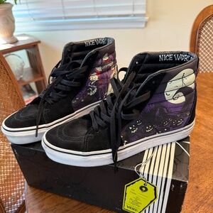 Nightmare Before Christmas x Vans collab Sk8-Hi